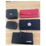 1+/- Boxes of Coach Wallet & accessories