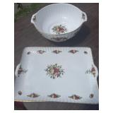 2 +/- Boxes Royal Albert Platter & Serving Dish