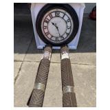 Wall Clock & 2 +/- Entry Mats