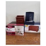 Jewelry Box, Letter Holder & Candle Centerpiece
