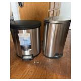 2+/-  Stainless Steel Step Trash Cans