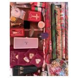 3 +/- Boxes of Christmas Decor & Gift Wrapping