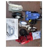 Multiple Irons & Ironing Board