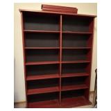 Wooden Double Bookshelf