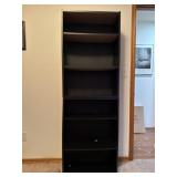 2 +/- Black Bookshelves