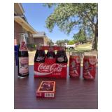 Vintage Coke Bottles & Promotional Cans