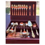 Gold Platted Silverware Set
