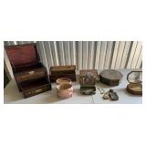 Jewelry Boxes, Vintage Tins, Tiny Trinkets