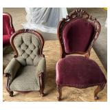2 Miniature Occasional Chairs