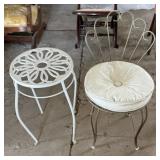 Plant Stand, Powder Chair