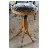 Vintage Industrial Adjustable Stool
