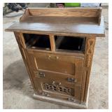 Vintage Wood Pot Cupboard