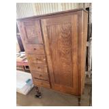 Vintage Wood Chifforobe