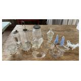 Vintage Clear Pressed Glass Turkey Candy Dish,