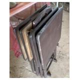 4 TV Trays w/ Stand