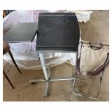 Mobile Adjustable Laptop Cart, Hamper