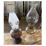2 Vintage Oil Lamps