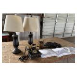 Vintage Deco-Tel Rotary Telephone, Bottle Holder,