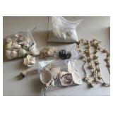 Seashells, Sand, 2 Seashell Necklaces
