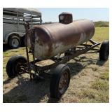 Propane Tank on Antique Car Chassis Shop Built