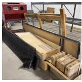 Abrasive Blast Cabinet, Pile of Stone Blocks,