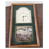 Vintage Ingraham "Bass Lake Lodge" Wall Clock
