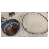 Metal Hoop, Feed Bucket