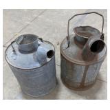 2 Galvanized Fuel Cans