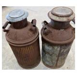 2 Vintage Milk Cans