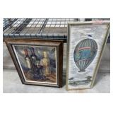 2 Framed Wall Art Pieces