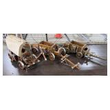 3 Vintage Chuckwagon Lamps