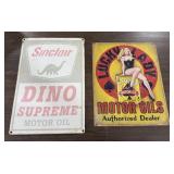 2 Vintage Style Single Sided Signs