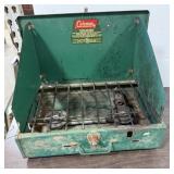 Vintage Coleman Double Burner Camping Stove