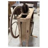 Antique Wooden Hand Crank Corn Sheller