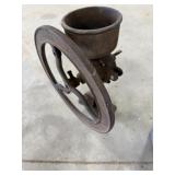 Vintage Hand Crank Grist Mill