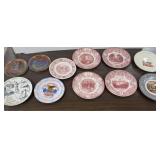 11+/- U.S. Related Decorative Plates
