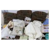 3 Throw Pillows, Curtains, Tablecloths, Linens,
