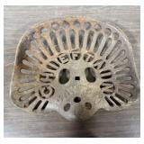Vintage Chieftain Cast Iron Tractor Seat