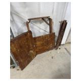 Wood Table Taken Apart