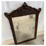 Vintage Chippendale Style Beveled Edge Mirror