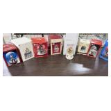 8+/- Snow Globes in Original Boxes