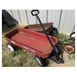 2 Vintage Metal Wagons