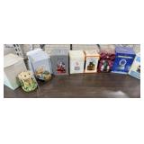 8+/- Snow Globes in Original Boxes