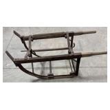 Vintage Industrial Barrel Drum Cradle