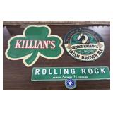 3 Beer Single Sided Signs