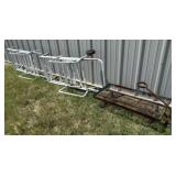 Yard Wagon Frame, 2 Broken Chaise Lounges
