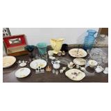 Salt/Pepper Shakers, Plates, Pitcher, Vases,