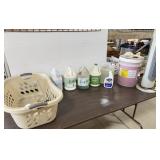 Cleaning Supplies, Laundry Basket,