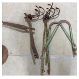 2 Vintage Metal Cultivators (Incomplete)