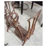 Vintage Cast Iron Treadle Sewing Machine Base